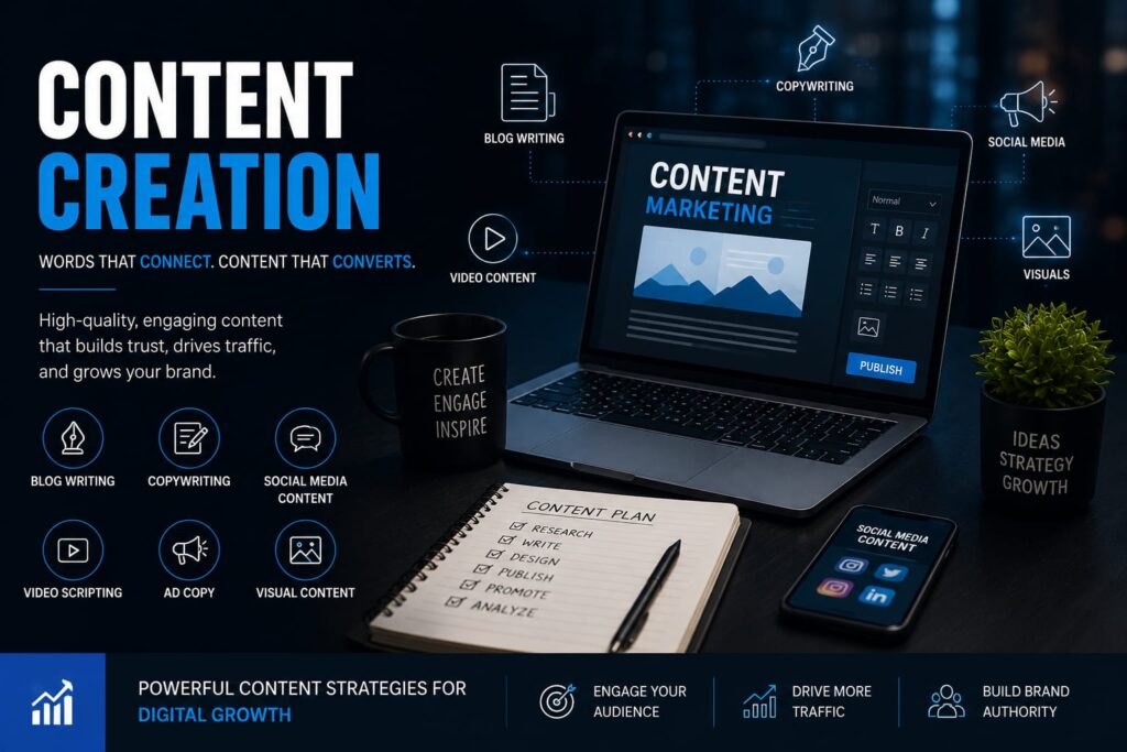 Digital market content creatidn