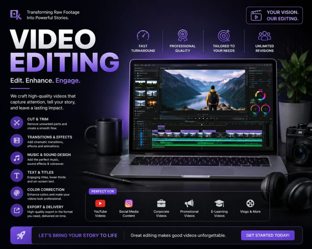 Digital market video editing