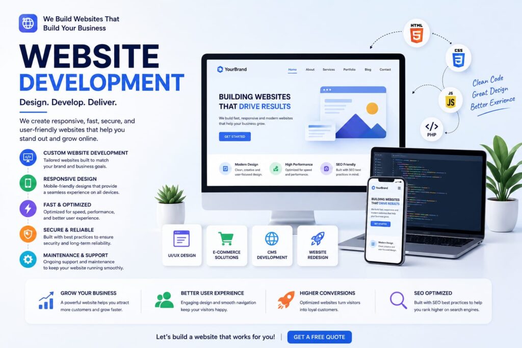 Digital market website development